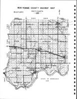 Bon Homme County Highway Map, Bon Homme County 1983
